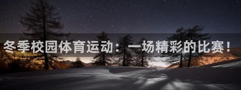 冬季校园体育运动：一场精彩的比赛！
